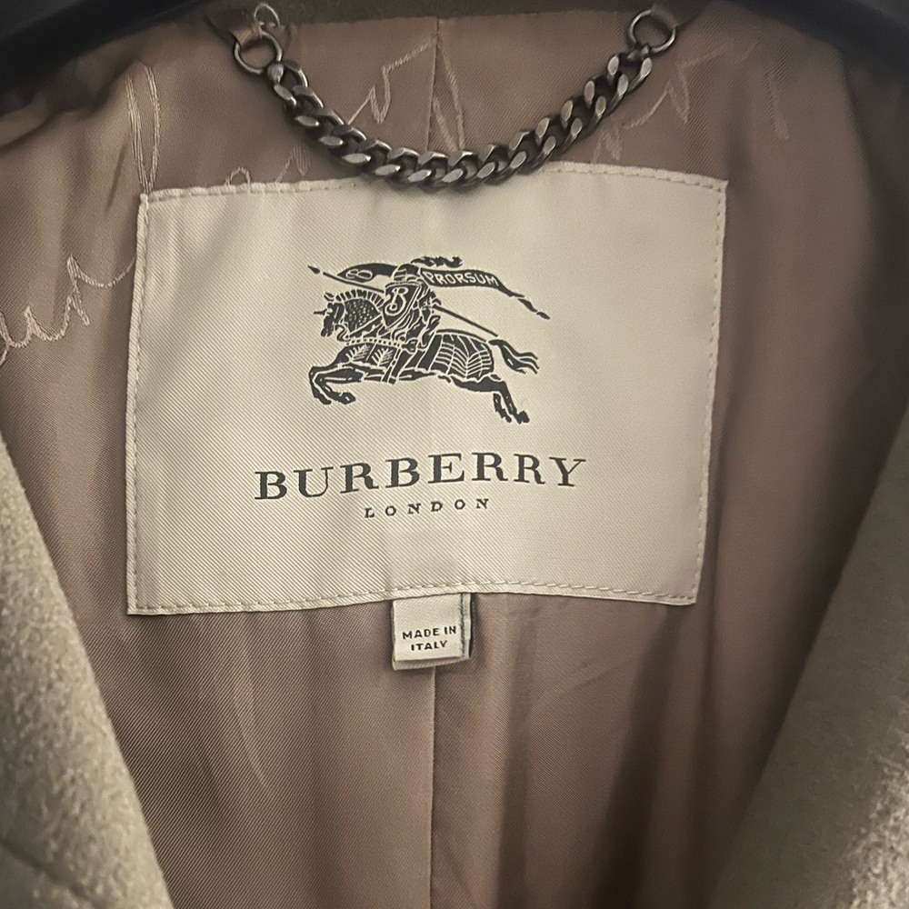 BURBERRY Wool/ Cashmere Coat - Picture 6 of 6